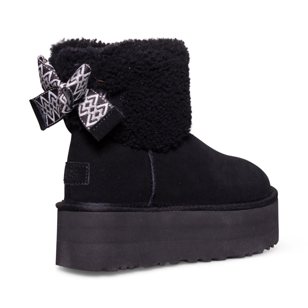 UGG Classic Mini Maxi Curly Black Boots - Women's – MyCozyBoots