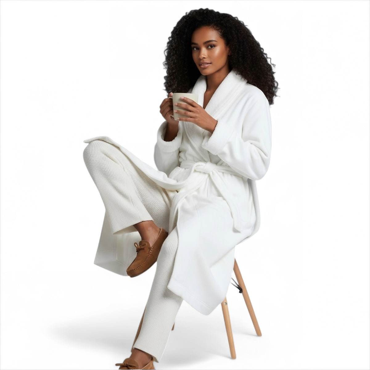 UGG Duffield II Cream Robe - Women's – MyCozyBoots