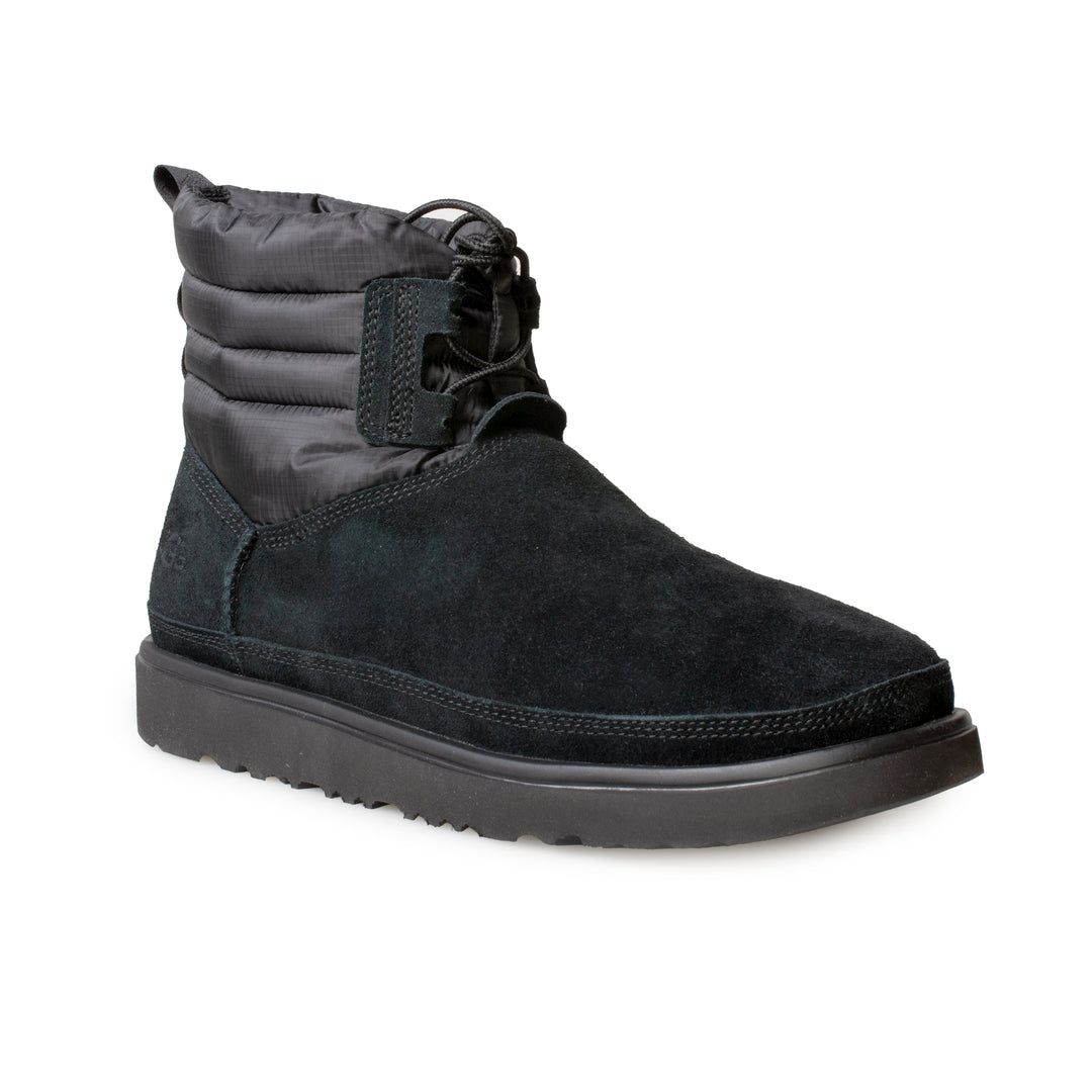 UGGS MEN LACE UP MINI CLASSIC - BLACK UGG Classic Mini Lace-Up Weather Boot Black Men main image 2