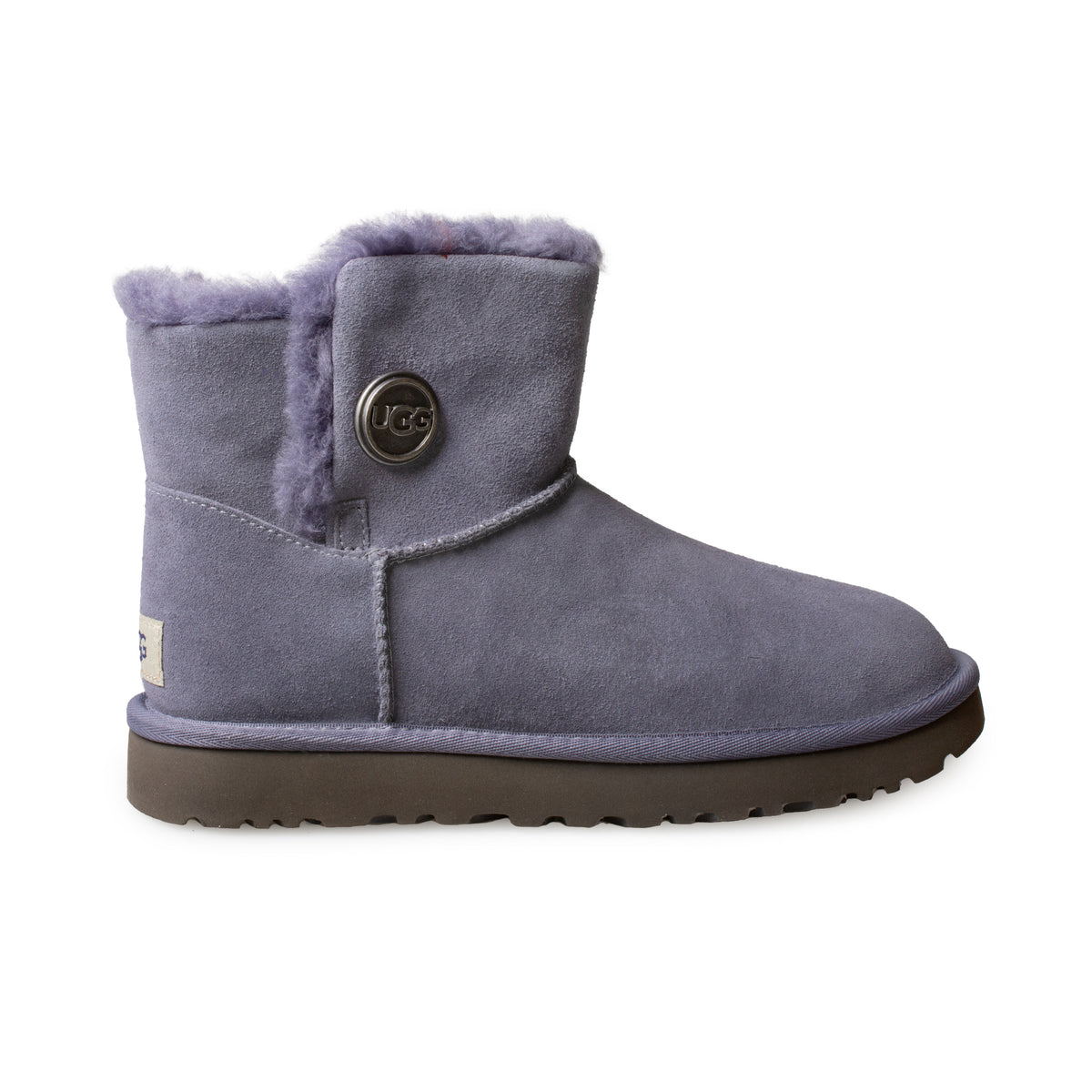 UGG Mini Bailey Snaps Grey Boots - Women's – MyCozyBoots