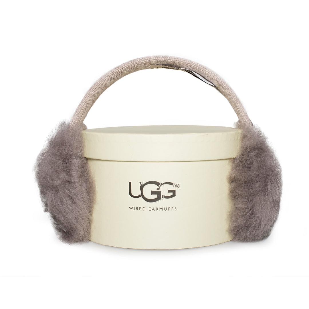 UGG Wired Luxe Earmuffs With Toscana Fur NATH – MyCozyBoots display picture 2