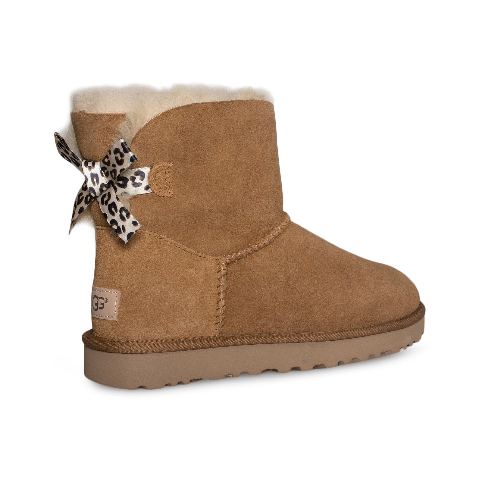 UGG Mini Bailey Bow II Exotic Chestnut Boots Women s MyCozyBoots