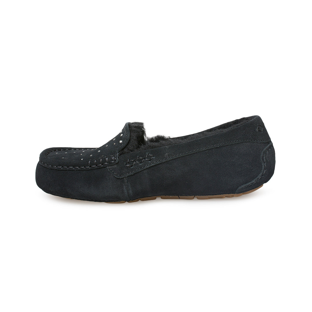 UGG Ansley Studded Black Slippers