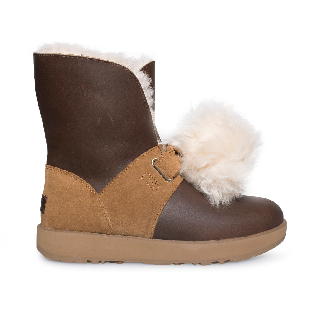 UGG Isley Waterproof Chestnut Boots Women's – MyCozyBoots