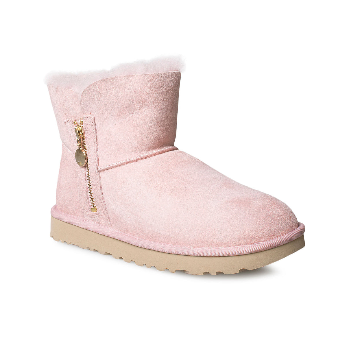 UGG Bailey Zip Mini Pink Cloud Boots - Women's – MyCozyBoots