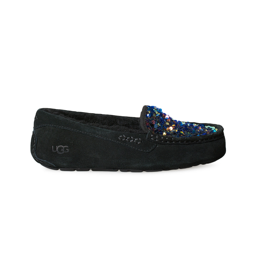 Black sparkle ugg slippers best sale