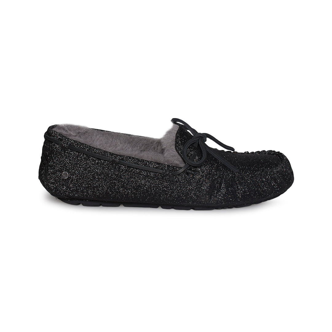 Black sparkle ugg slippers best sale