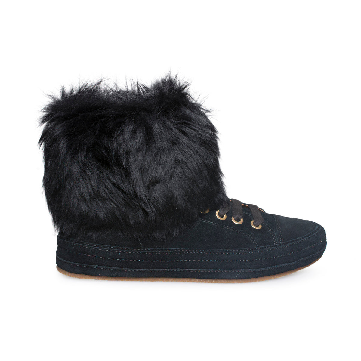 UGG Antoine Fur Black Shoes – MyCozyBoots