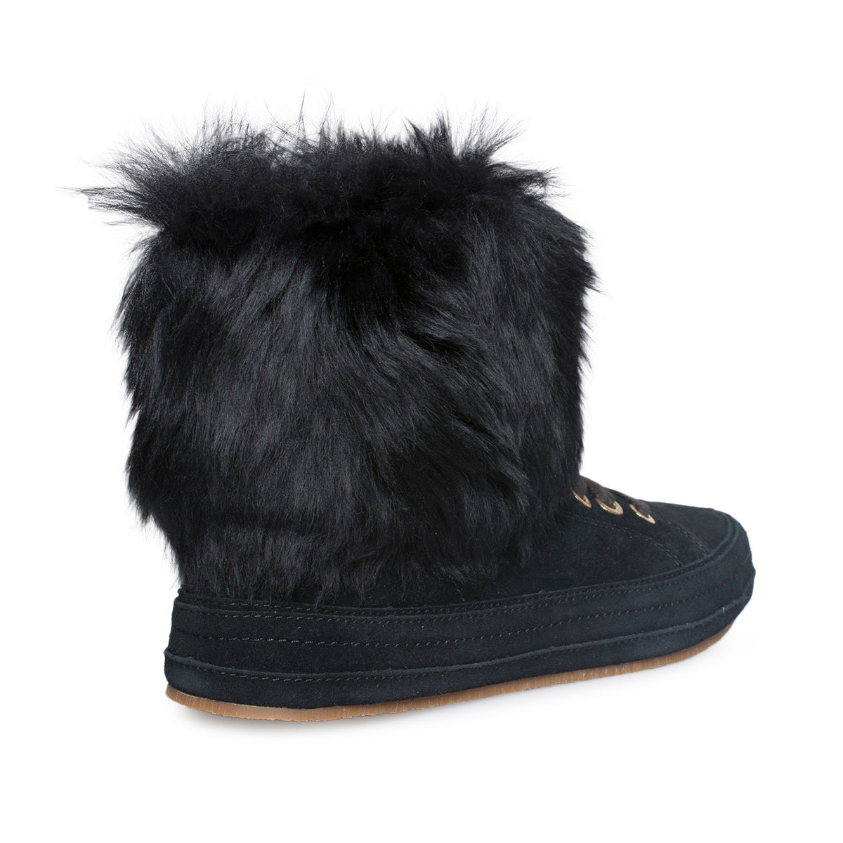 UGG Antoine Fur Black Shoes – MyCozyBoots