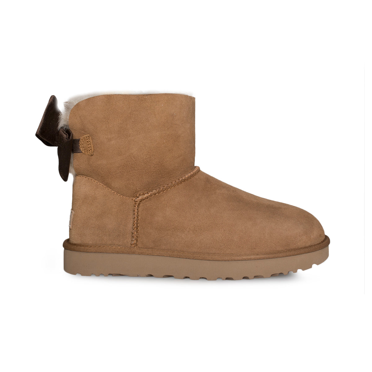 UGG Mini Bailey Bow II Glam Chestnut Boots - Women's – MyCozyBoots