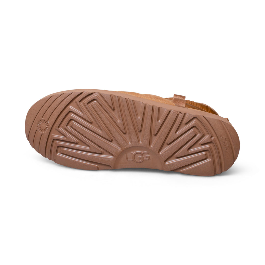 Mens UGG Mini Pull On Weather Boots Chestnut UGG CHESTNUT CLASSIC MINI PULL-ON WEATHER WINTER BOOTS, MEN  main image 3