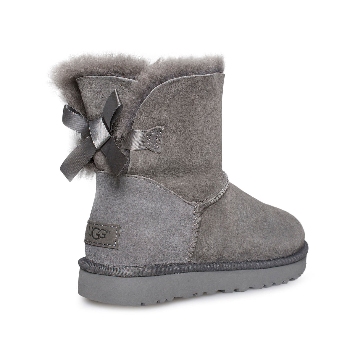 UGG Mini Bailey Bow II Grey Boots – MyCozyBoots