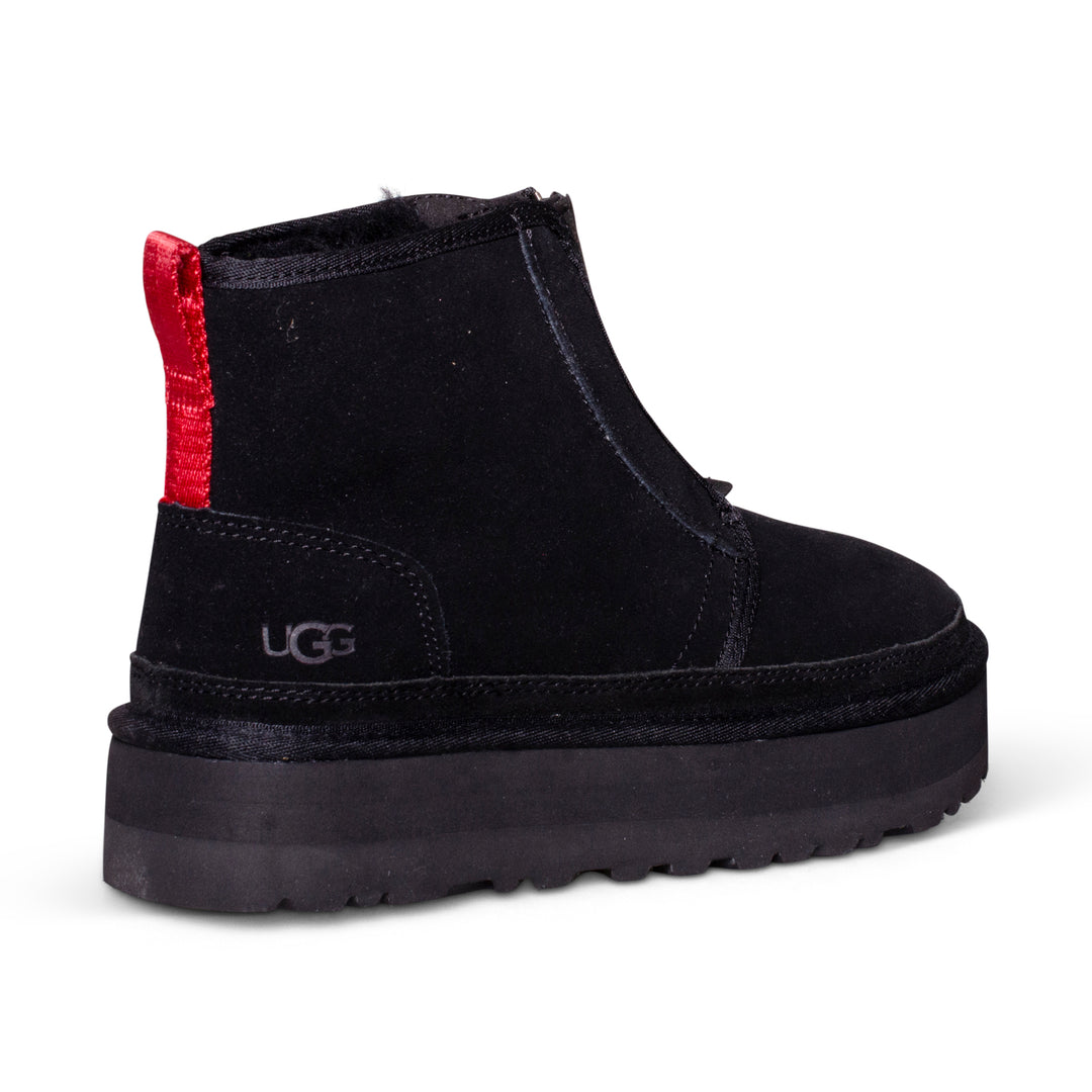 国内正規品✨激レア✨②超美品✨24cm✨UGG✨Neumel Platform UGG NEUMEL PLATFORM DOUBLE STRAP YOUTH /WOMEN BOOTS PURPLE