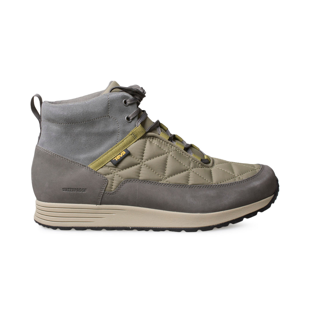 TEVA GREY/ OLIVE WATERPROOF EMBER COMMUTE SNEAKER BOOT, MEN US 7 Amazon.com | Teva Men main image 3
