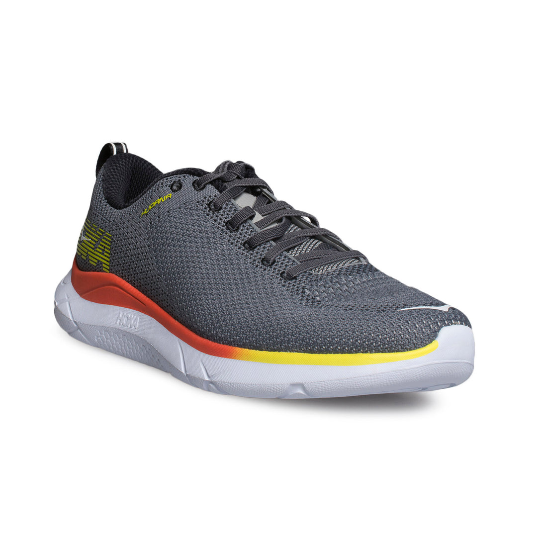 HOKA Hupana 2 Sneakers Mens Size 14 Grey Orange Running Shoes Hoka One One Hupana 2 Castlerock / Persimmon Orange Running  main image 3
