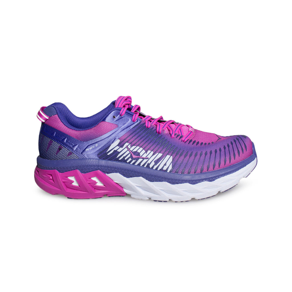 HOKA Arahi Liberty Fuchsia Running Shoes Women's – MyCozyBoots