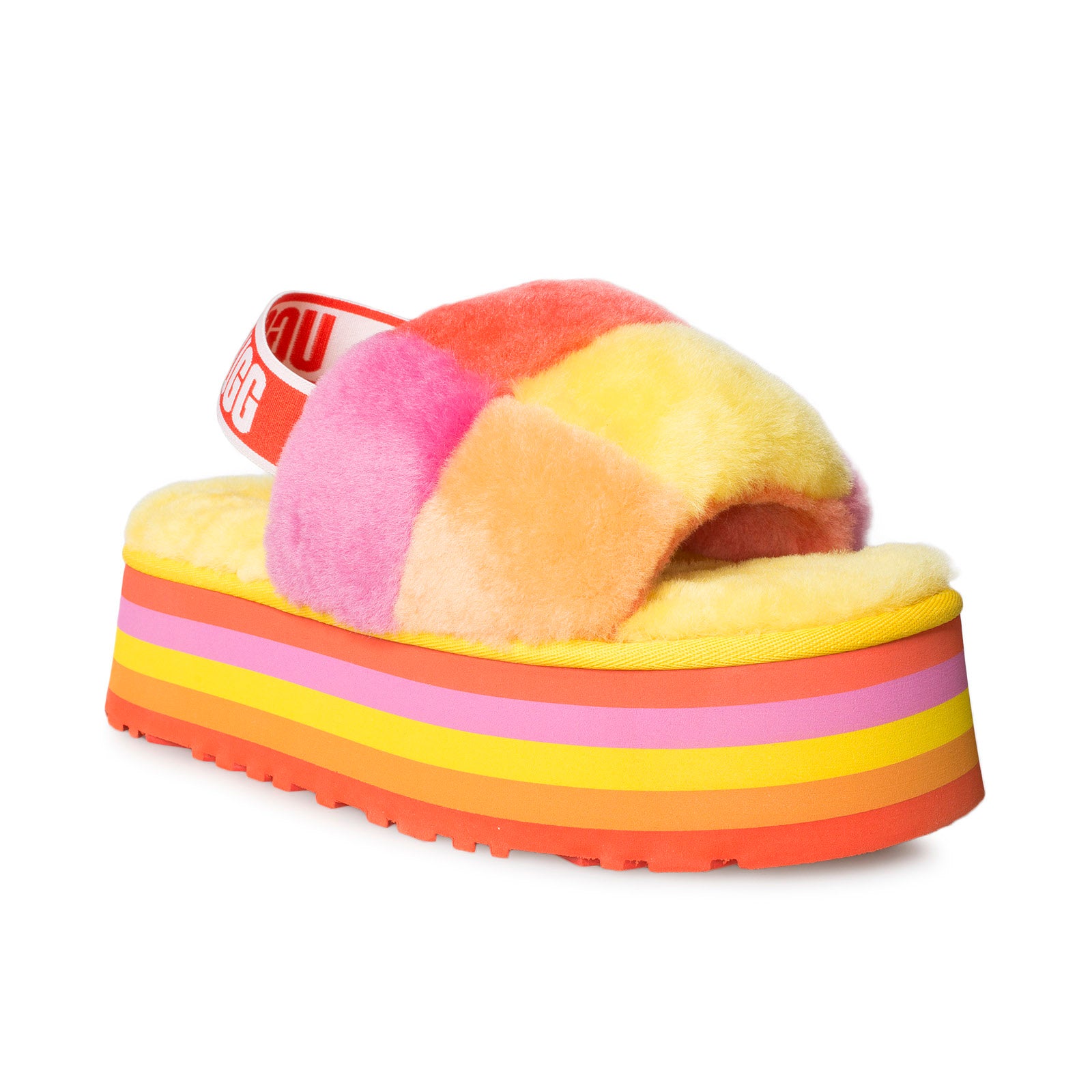 Yellow pride best sale ugg slippers