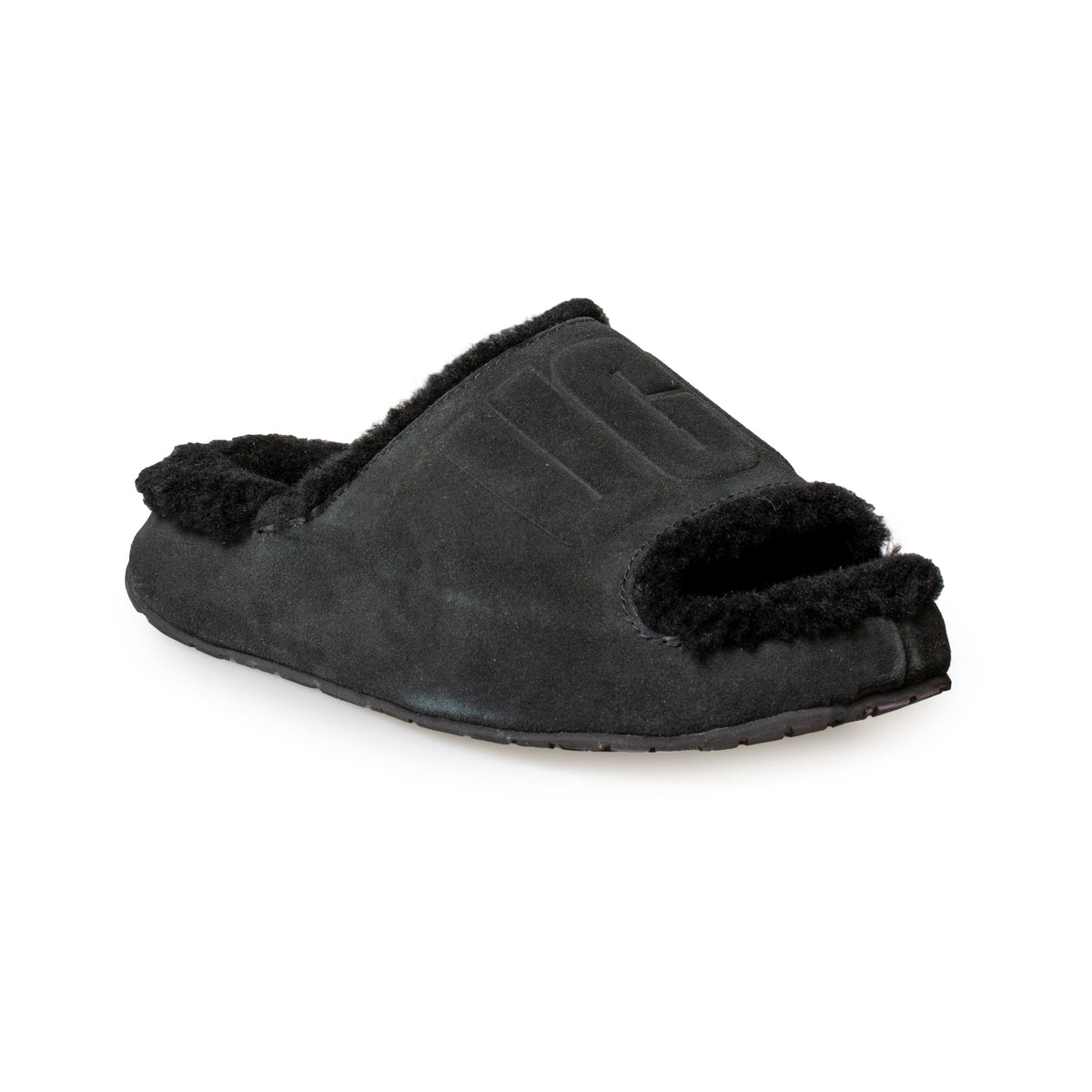 UGG Pierside Slide Black Slippers - Women's – MyCozyBoots