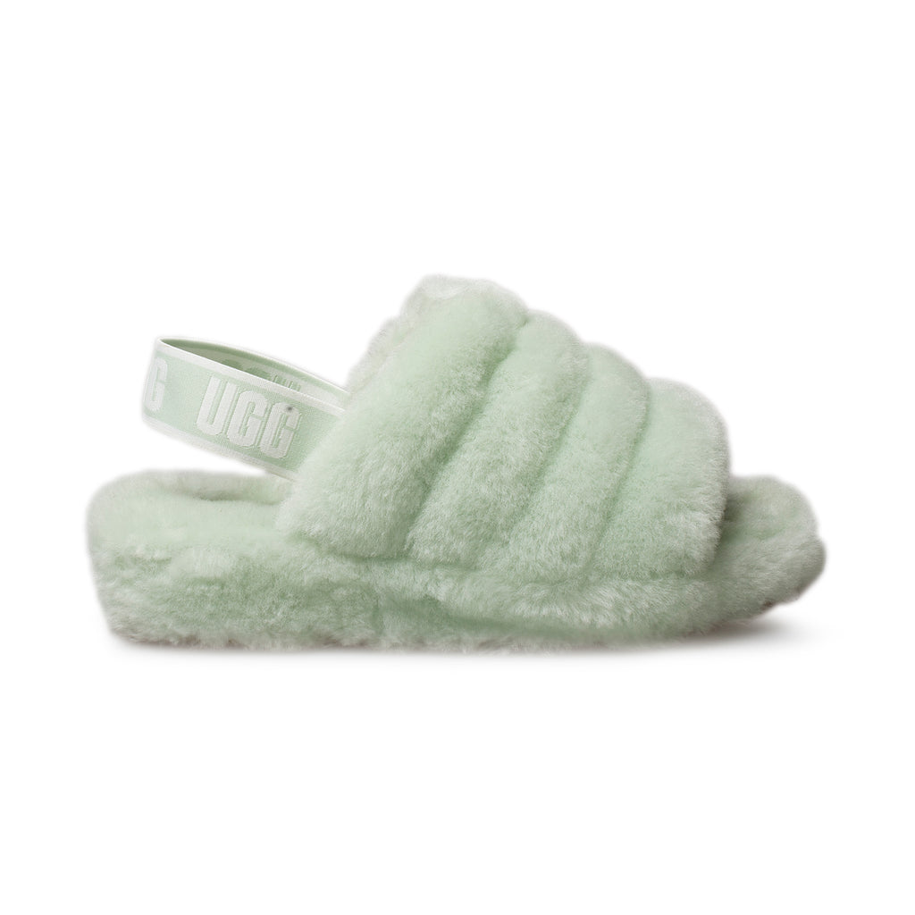 UGG Fluff Yeah Slide Retro Mint Sandals Women's