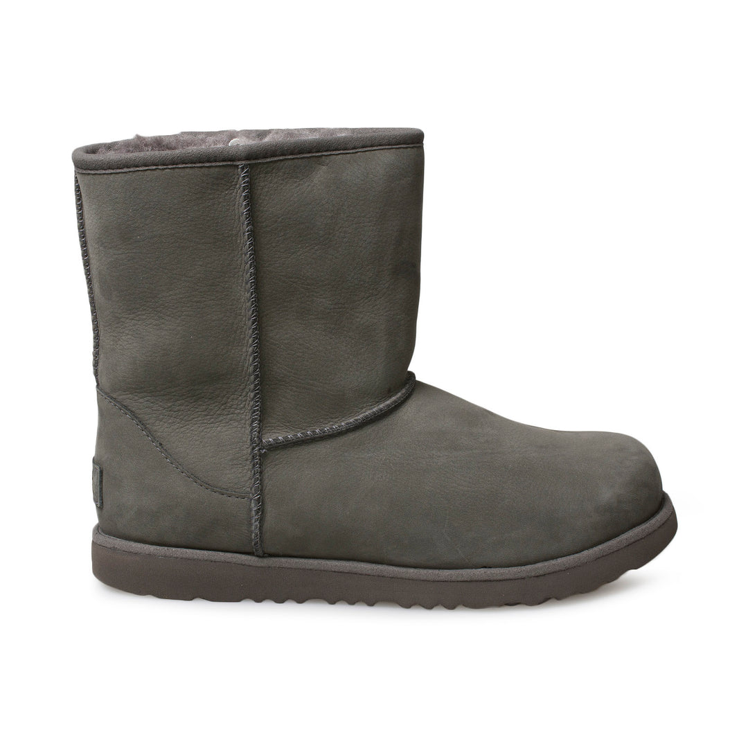UGG Classic Short II Waterproof Grey Boots - Youth – MyCozyBoots