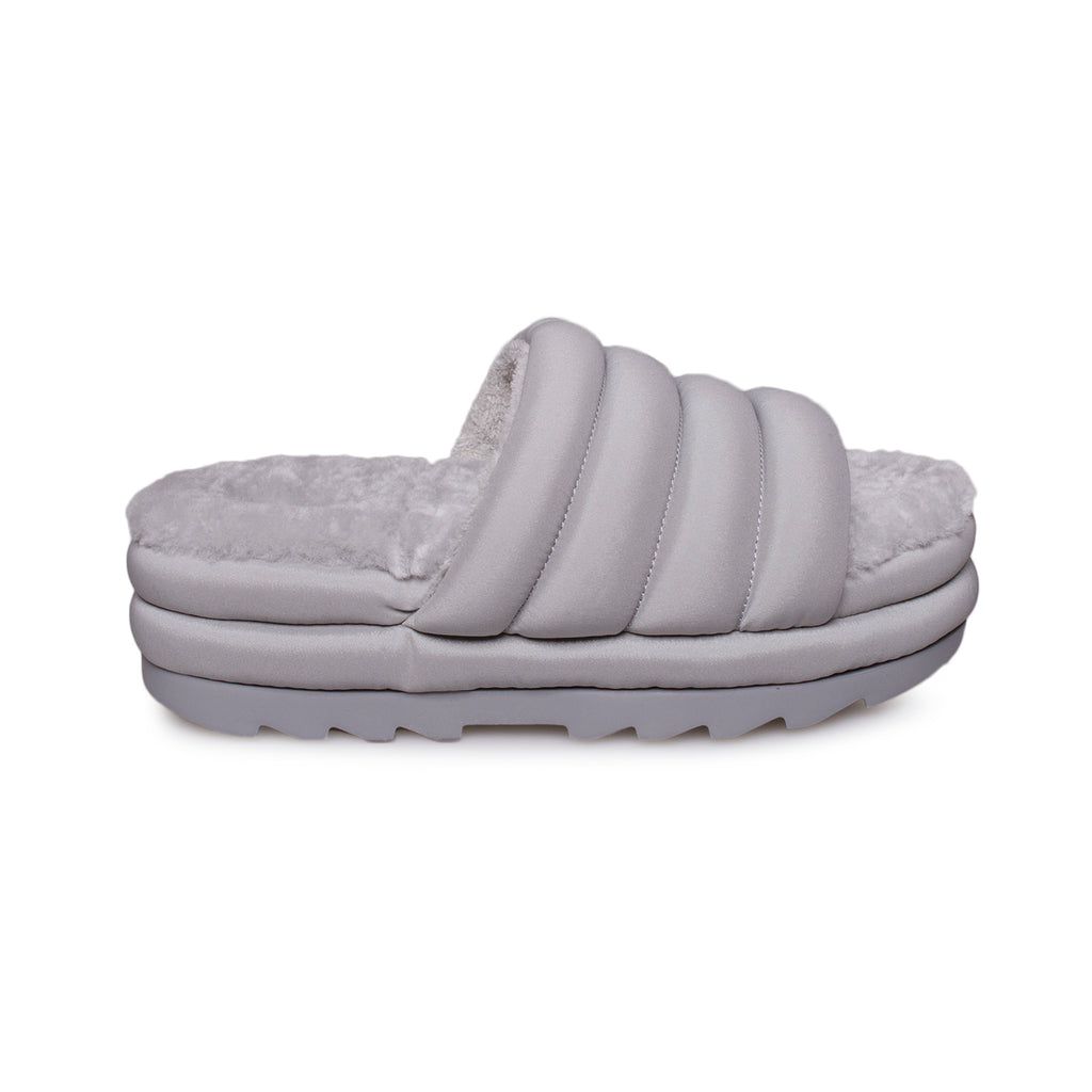 Grey ugg online sliders