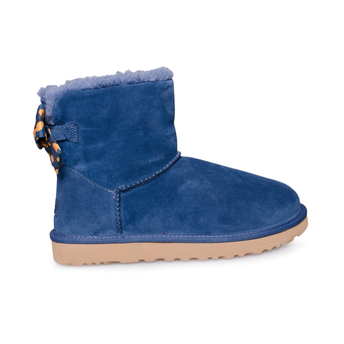 UGG Mini Bailey Bow Retro Spots Ocean Boots - Women's – MyCozyBoots