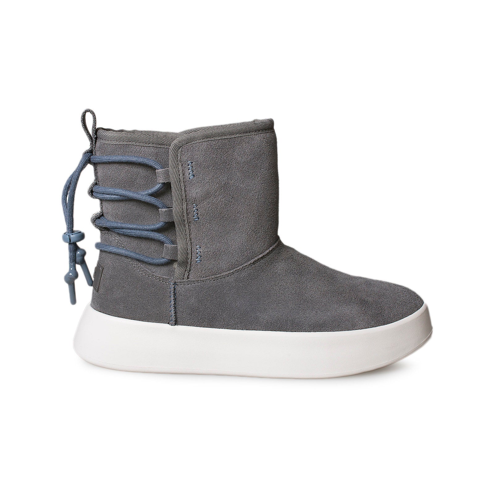 UGG Classic Boom Ankle Charcoal Boots - Women's – MyCozyBoots