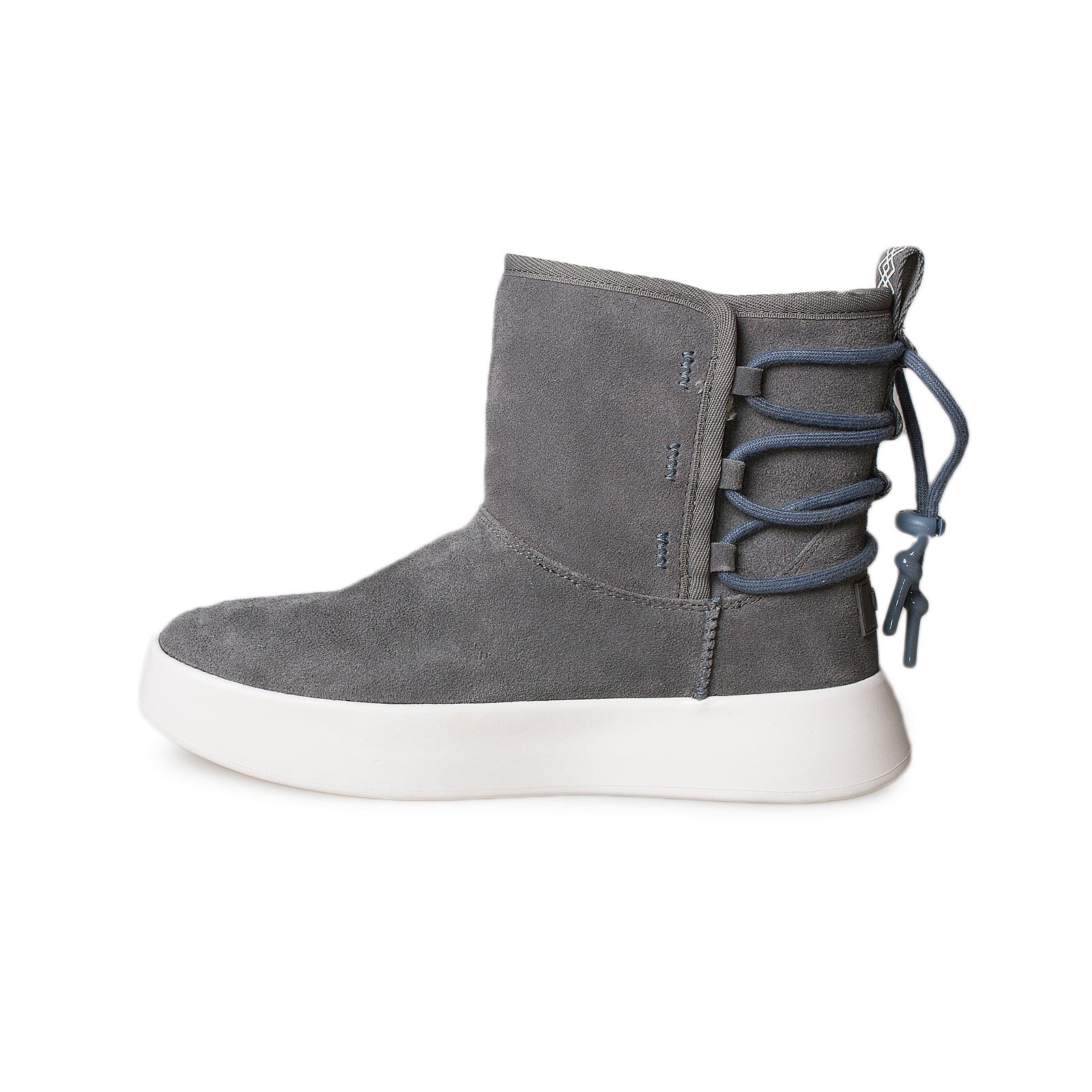 UGG Classic Boom Ankle Charcoal Boots - Women's – MyCozyBoots