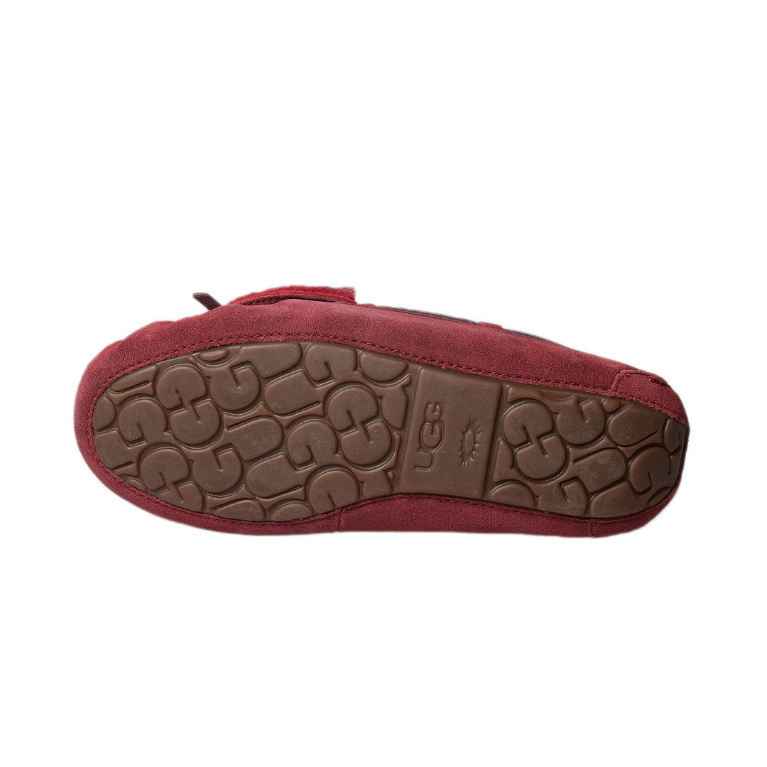 UGG Dakota Double Bow Kiss Red Slippers - Women's – MyCozyBoots