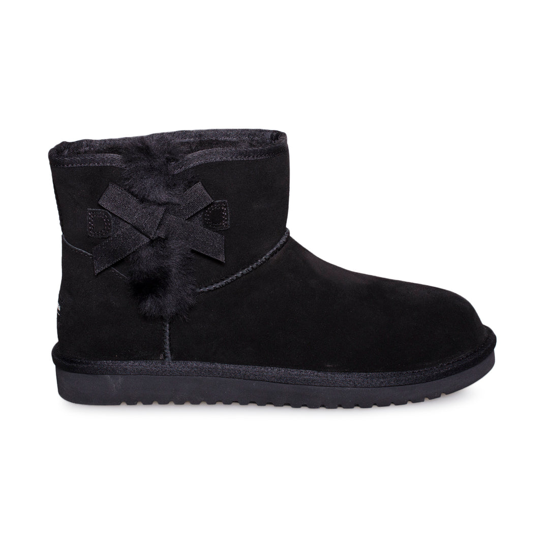 Koolaburra By UGG Victoria Mini Black Boots Women s MyCozyBoots