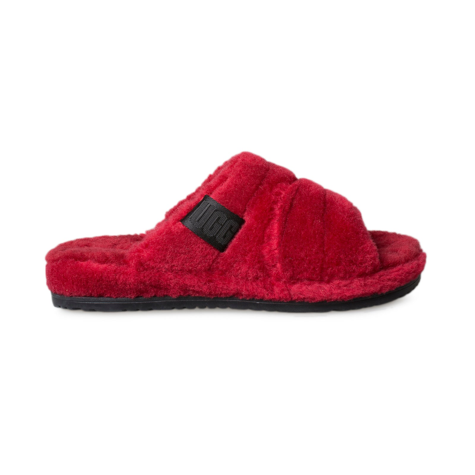 UGG Fluff You Samba Red Slippers Men s MyCozyBoots
