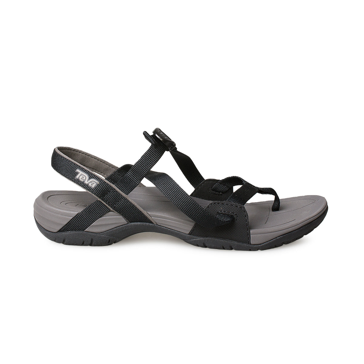 Teva Ascona Cross Strap Black Sandals - Women's – MyCozyBoots