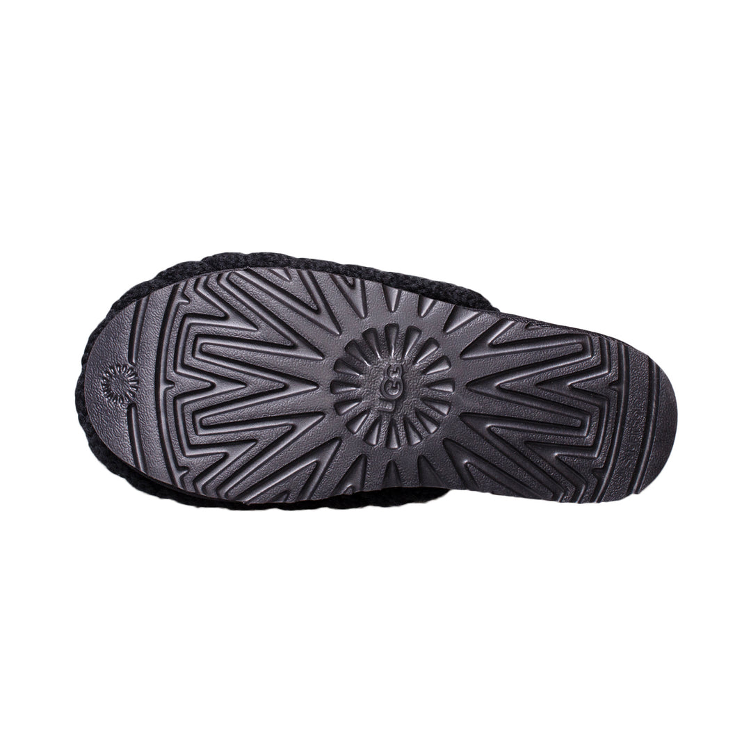 UGG Classic Tall Chunky Knit Black Boots - Women's – MyCozyBoots