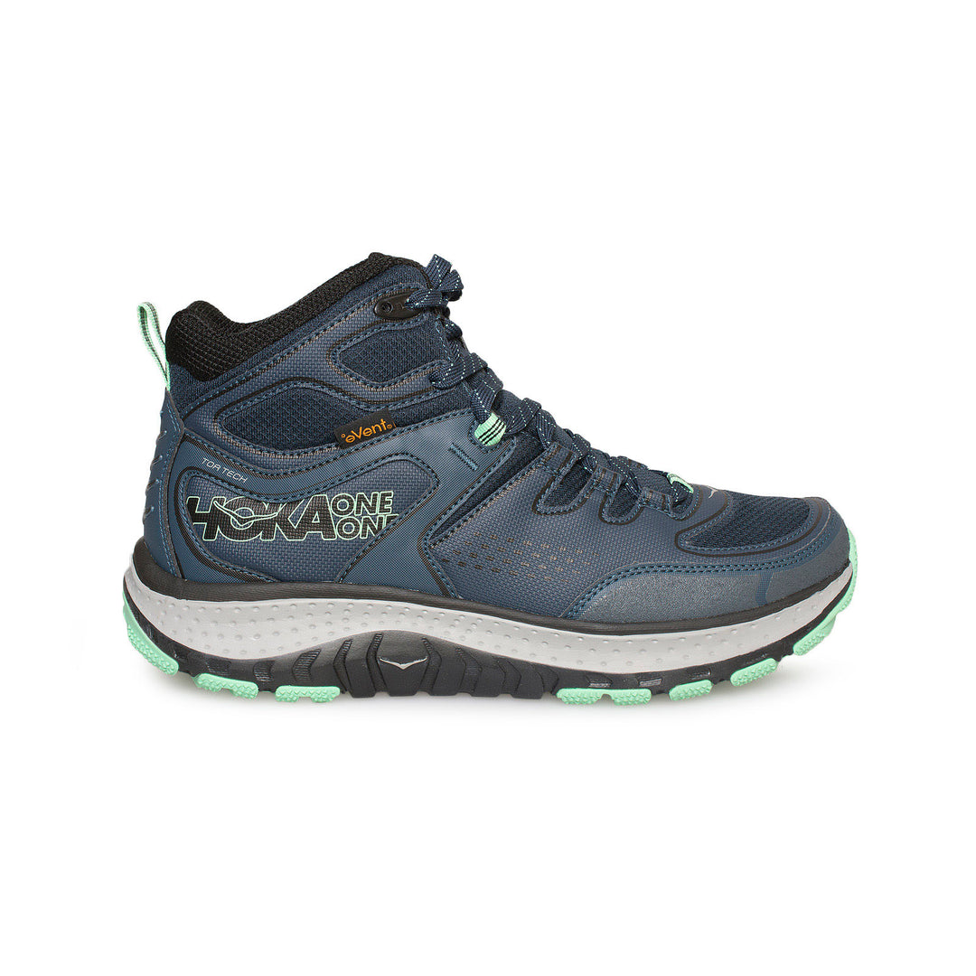 Hoka Tor Tech Mid Midnight Navy / Spring Bud Hiking Boots  display picture 1