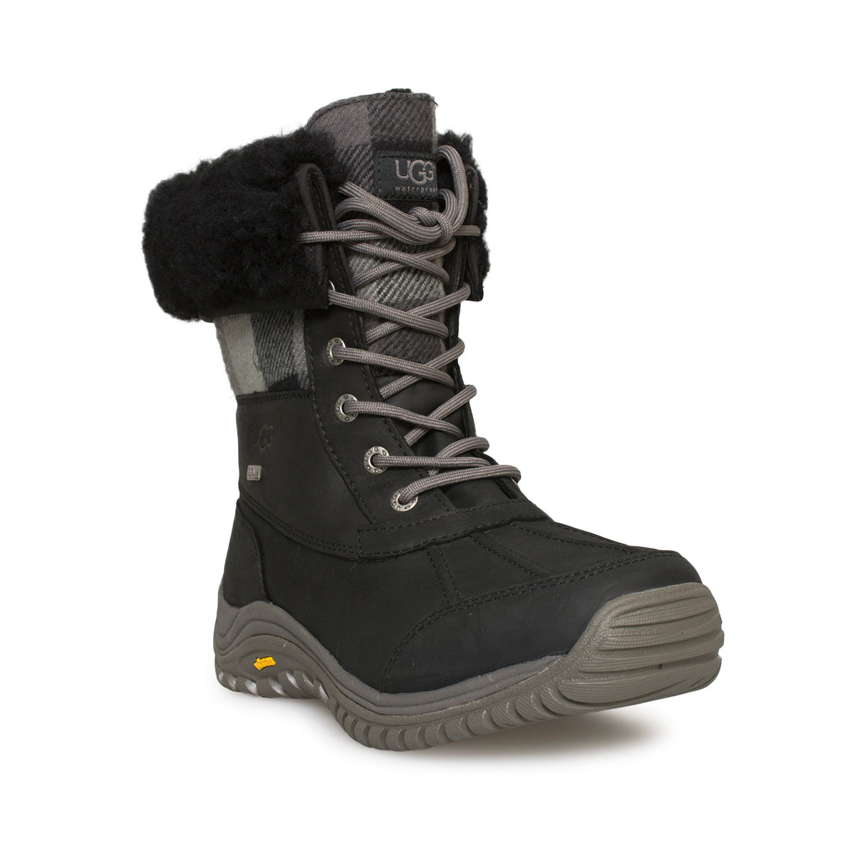 UGG Adirondack II Plaid Black Boots – MyCozyBoots