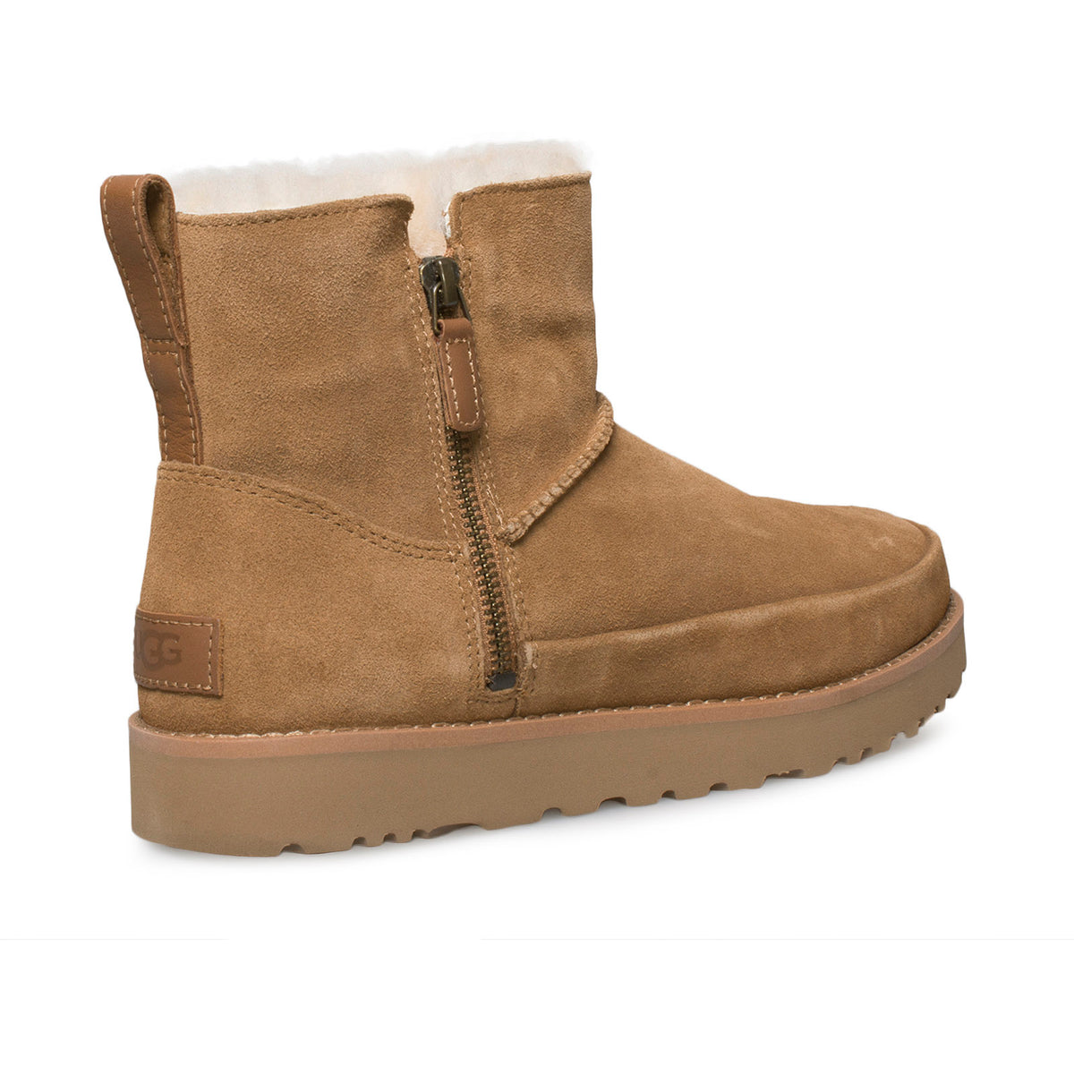 UGG Classic Zip mini Chestnut Boots - Women's – MyCozyBoots