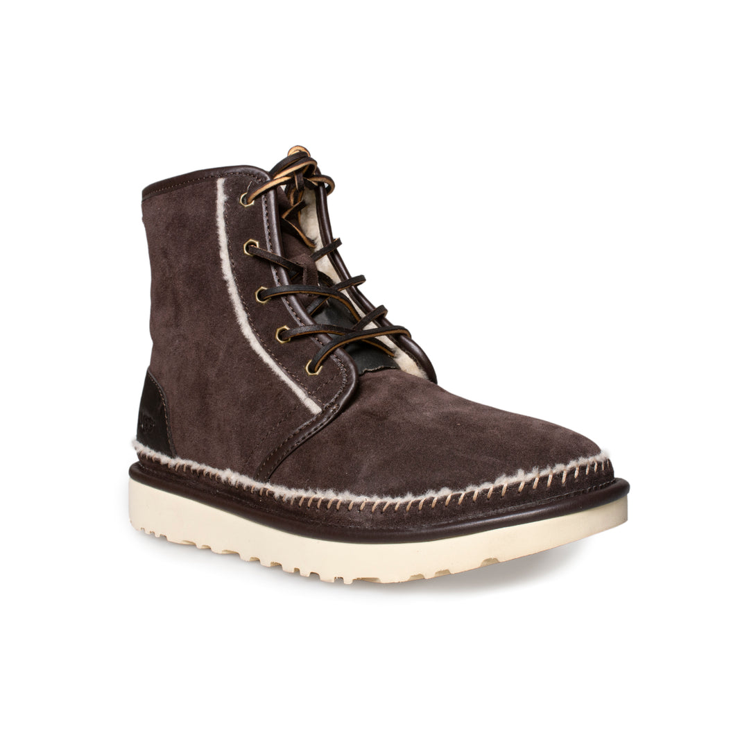 UGG HARKLEY SUEDE SHEARLING STITCH BOOTS NEW‎ UGG Harkley stitch boots main image 4