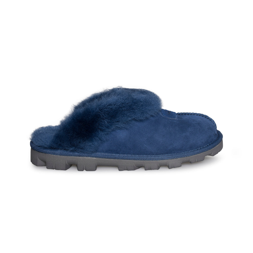 UGG Coquette Dark Denim Slippers - Women's – MyCozyBoots