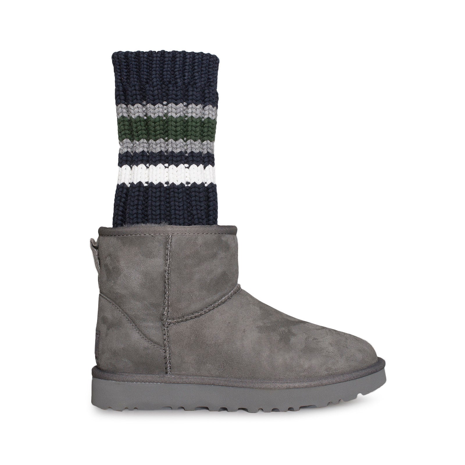 UGG W SACAI KNIT CLASSIC MINI II 7 ブラック 【公式通販】