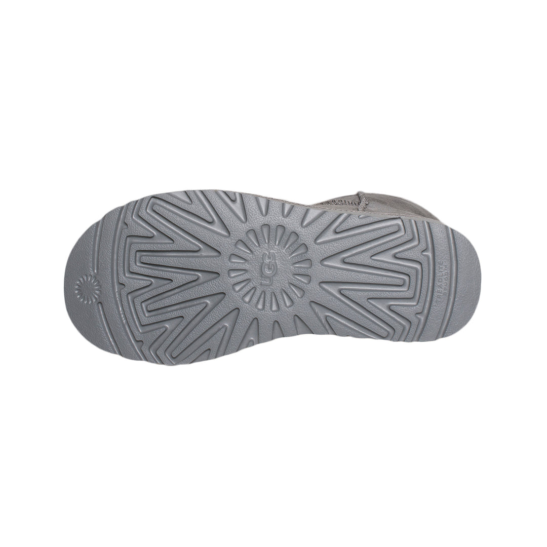 UGG Sacai Knit Classic Mini II Grey Boots - Women's UGG Sacai Knit Classic Mini II Grey Boots - Women's