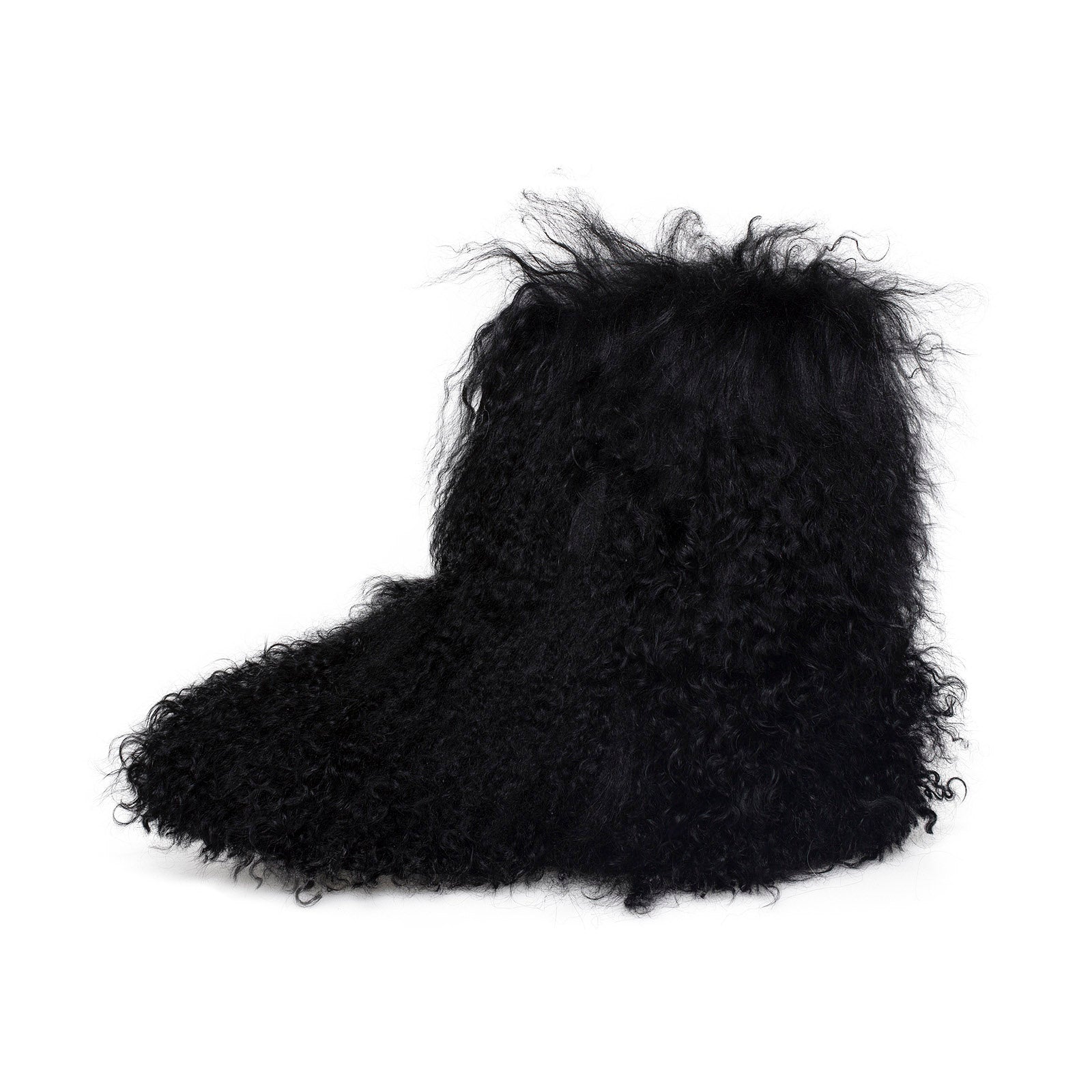 UGG Fluff Momma Mongolian Black Boots – MyCozyBoots