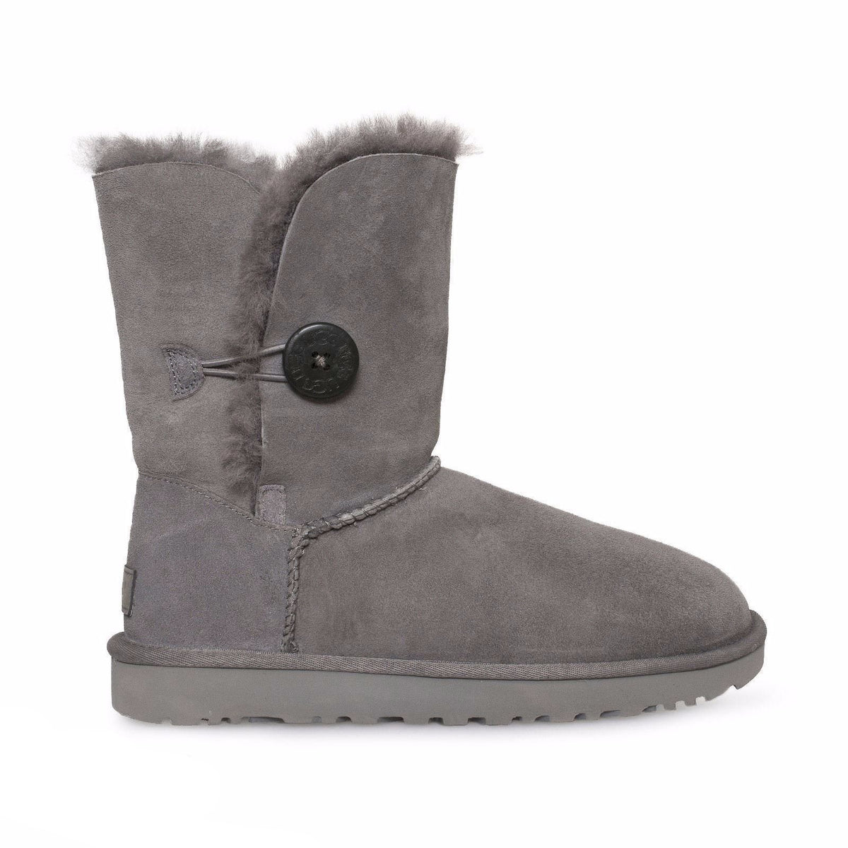 UGG Bailey Button II Grey Boots – MyCozyBoots