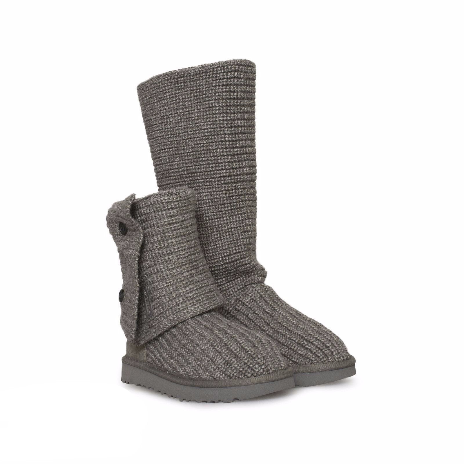 UGG Classic Cardy Grey Boots – MyCozyBoots