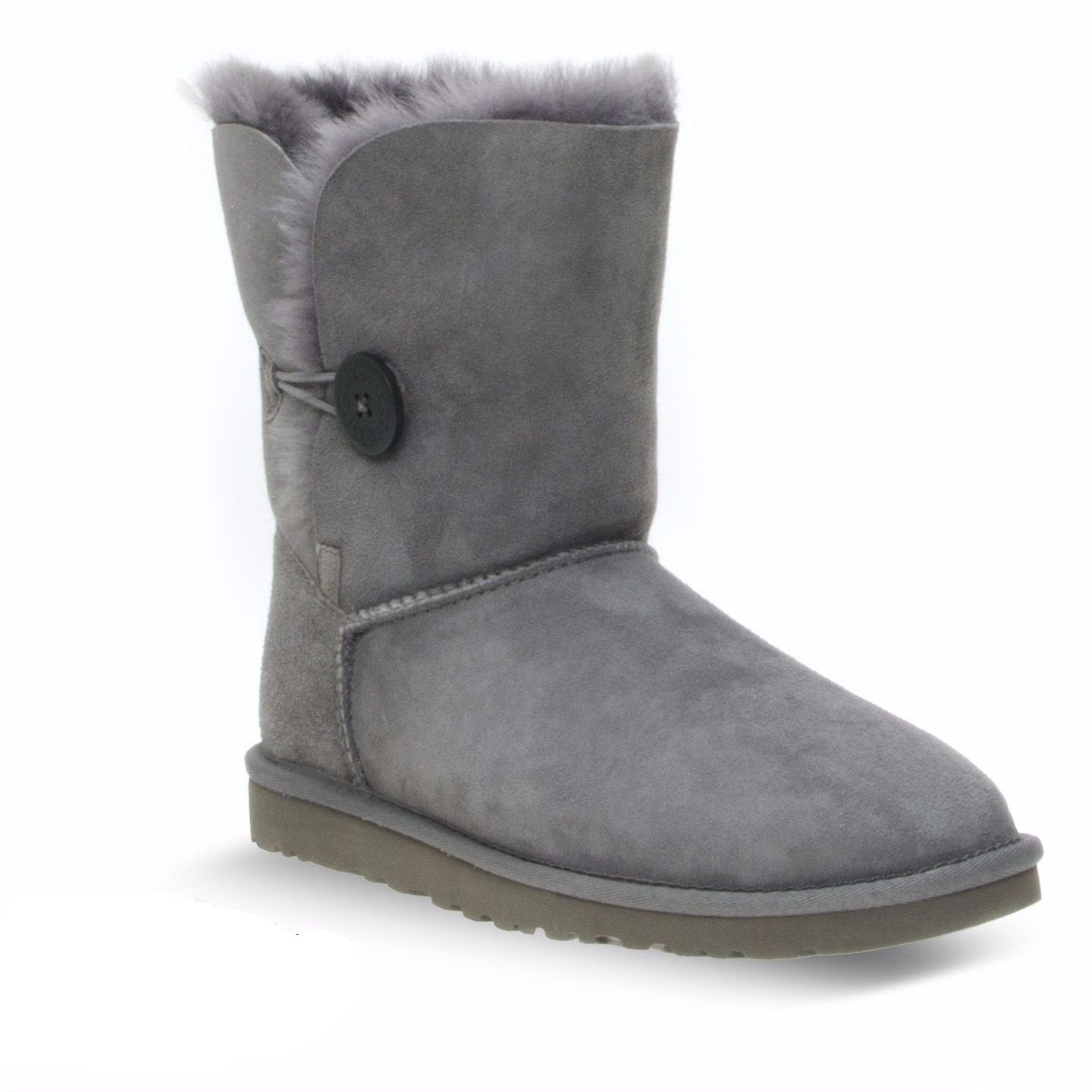 UGG Bailey Button Gray Boots – MyCozyBoots