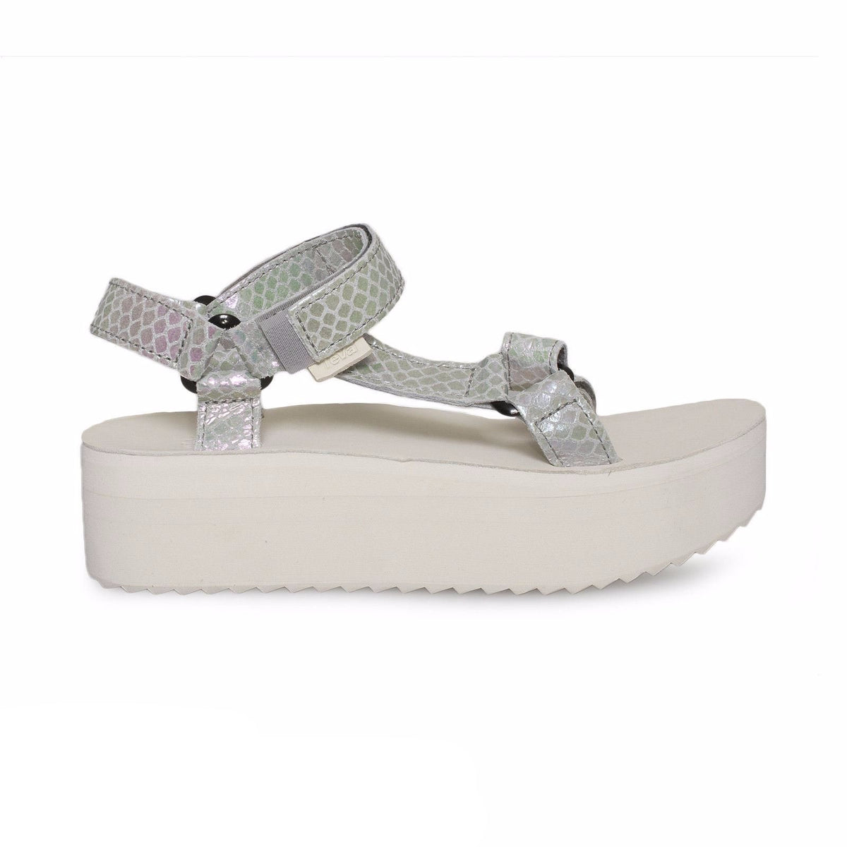 Teva Flatform Universal Iridescent Grey Sandals – MyCozyBoots