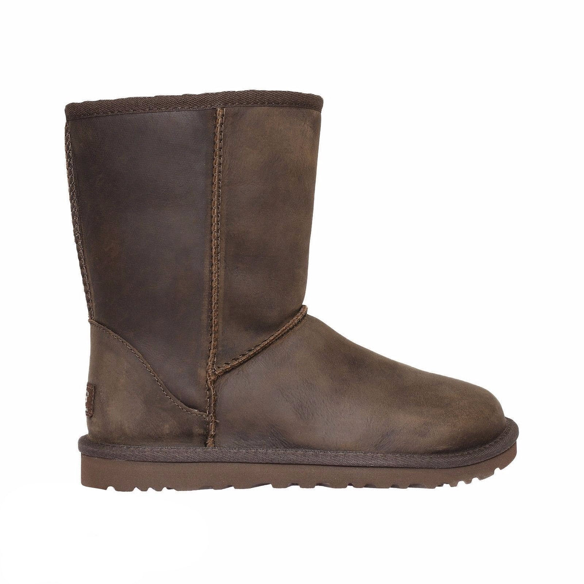 UGG Classic Short Leather Brownstone Boots – MyCozyBoots