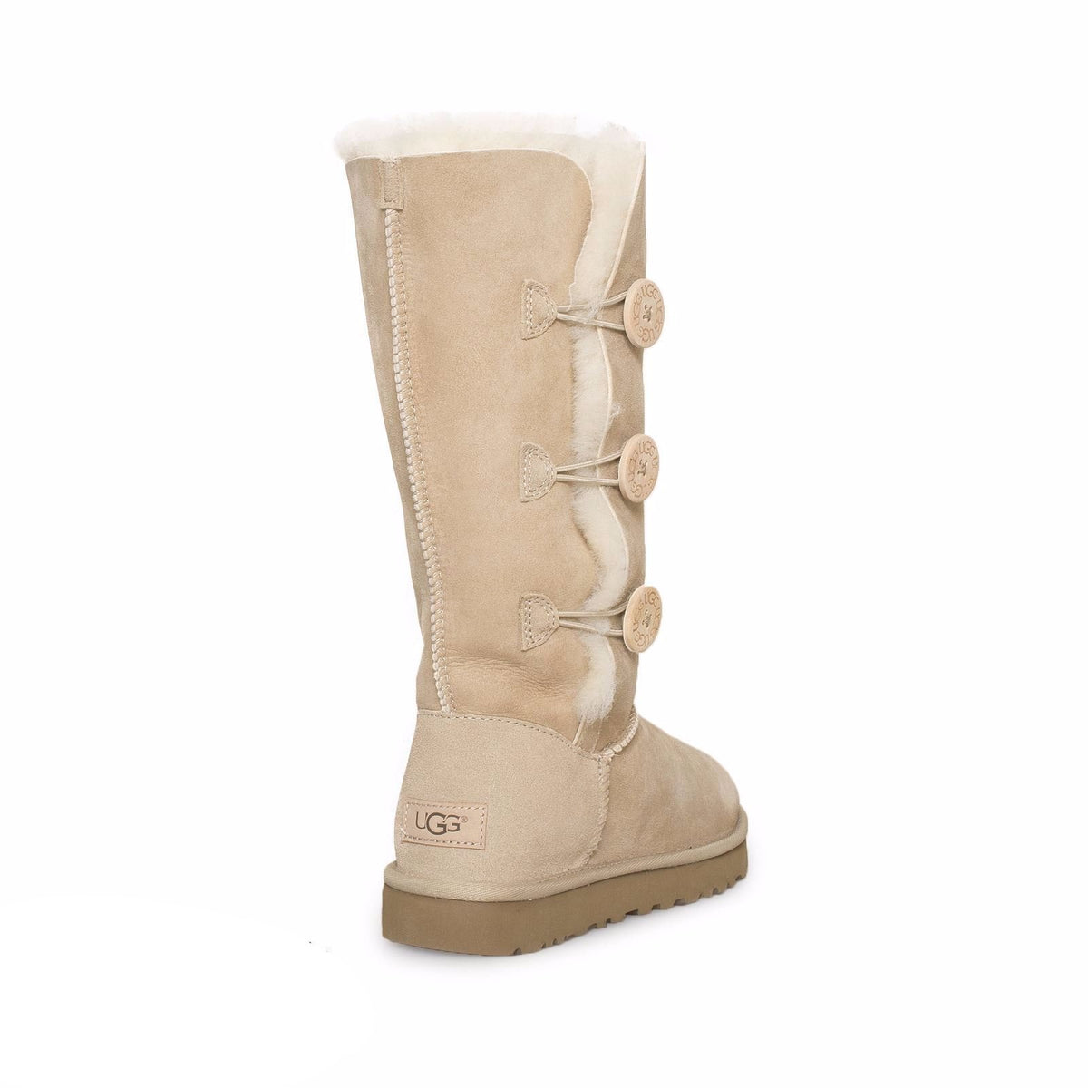 UGG Bailey Button Triplet II Sand Boots – MyCozyBoots