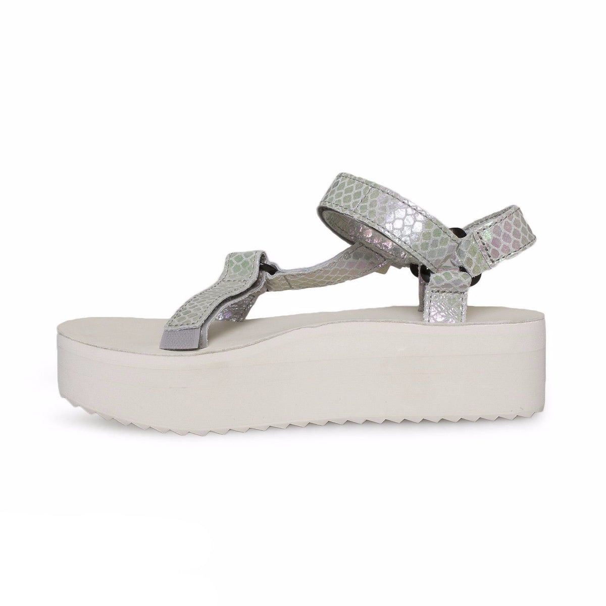 Teva Flatform Universal Iridescent Grey Sandals – MyCozyBoots