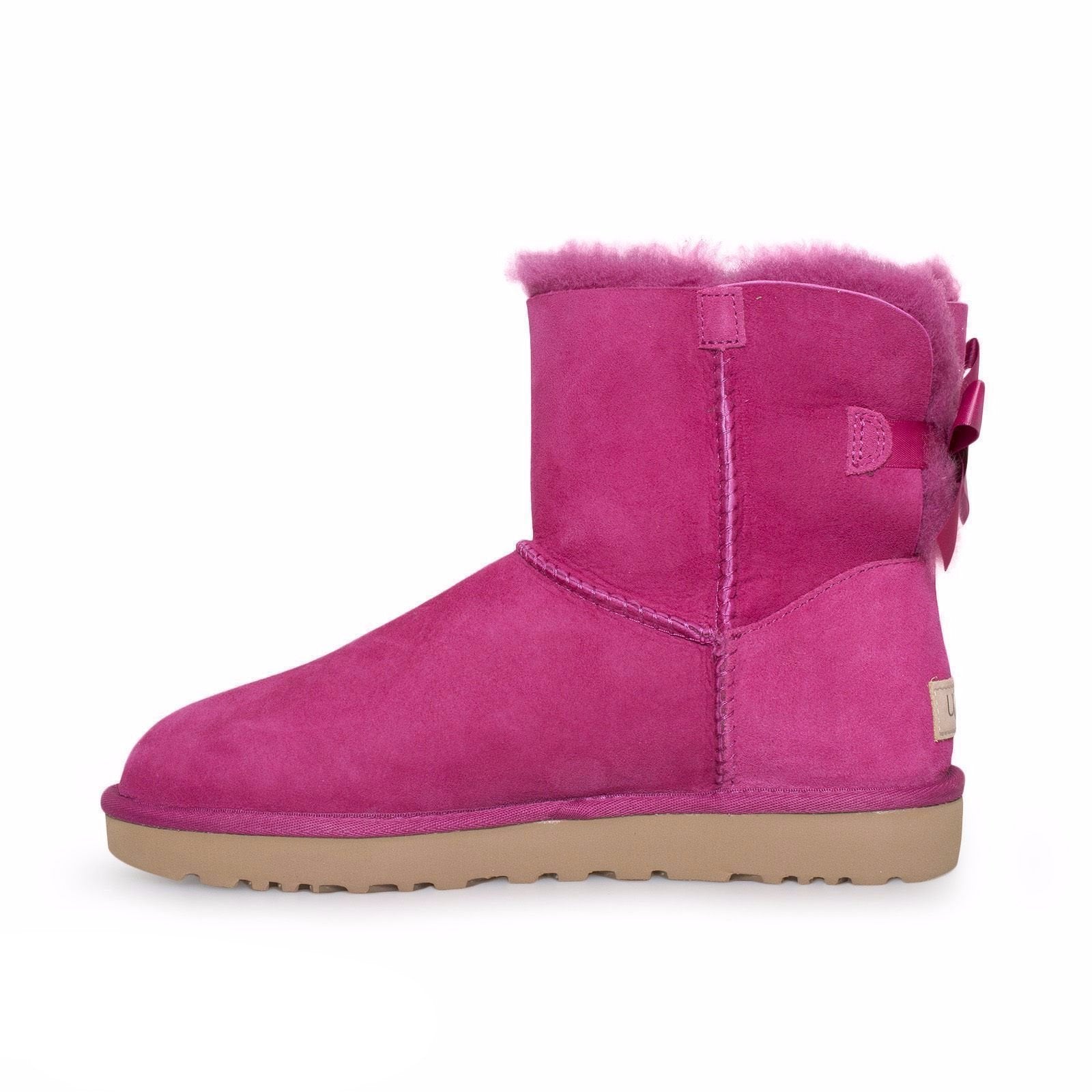 UGG Mini Bailey Bow II Red Violet Boots – MyCozyBoots