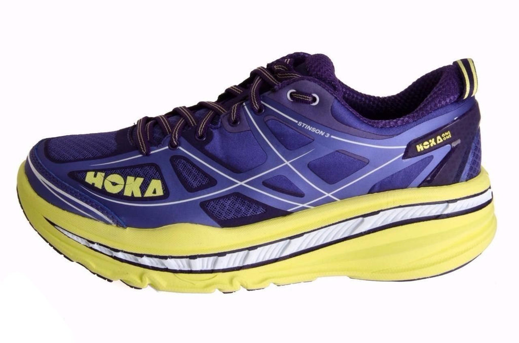 Hoka One One Stinson Corsican Blue Sunny Lime Running Shoes